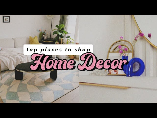 Where I Shop for Home Decor: Unique Decor & Furniture Shopping Secrets