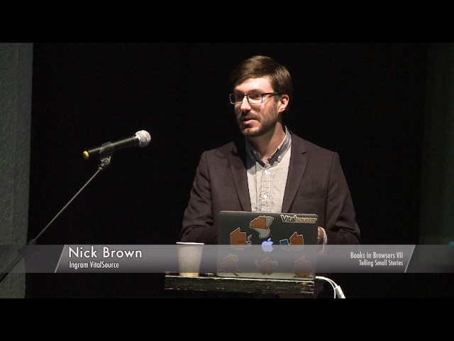 Nick Brown, Ingram VitalSource // Generating Textbooks