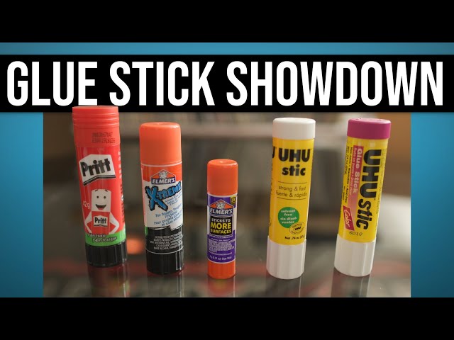 WHICH GLUE STICK IS BEST? // DIY APPROACH: gluing labels to important stuff...