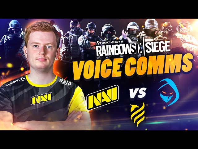 NAVI vs Rogue - Rainbow Six VOICE COMMS at European League 2021