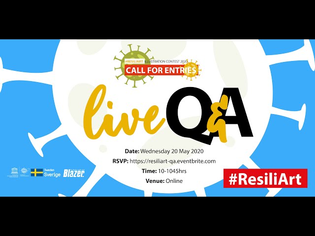 BLAZERzw // UNESCO #ResiliArt Illustration Contest Q&A