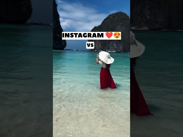 Instagram Vs Reality 😍🤣#travel #nature #explore #socialmedia #vs #reality #bucketlist