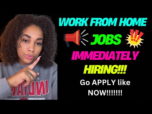 Discover Work From Home Jobs Hiring Now – Top Remote Jobs & Opportunities for 2025!