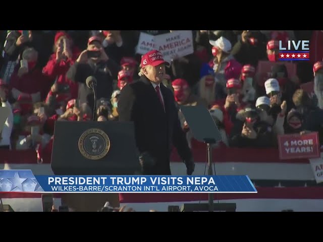 President Trump Avoca Campaign Rally