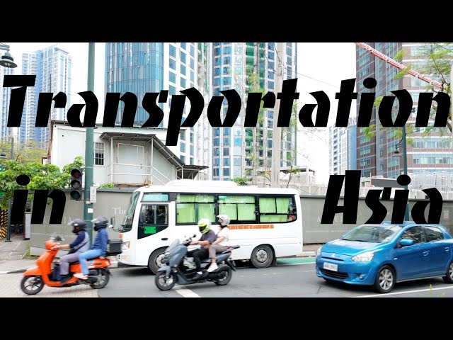 Transportation options while traveling in Asia