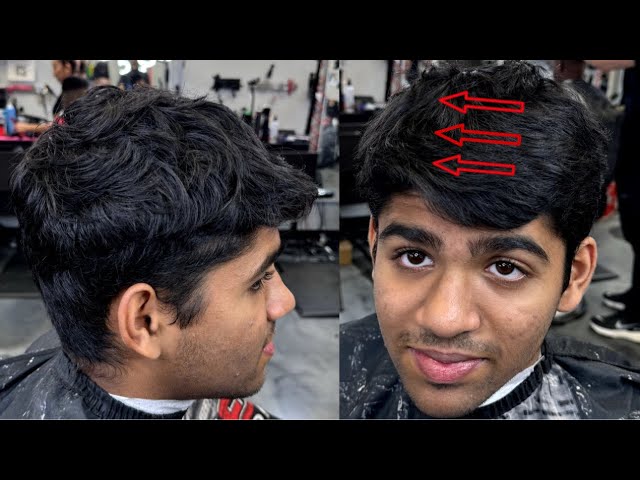 He COMB his hair the wrong DIRECTION! Step by step haircut tutorial.