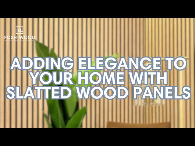 Unveiling the Key to Creating Elegance: Slatted Wood Panels