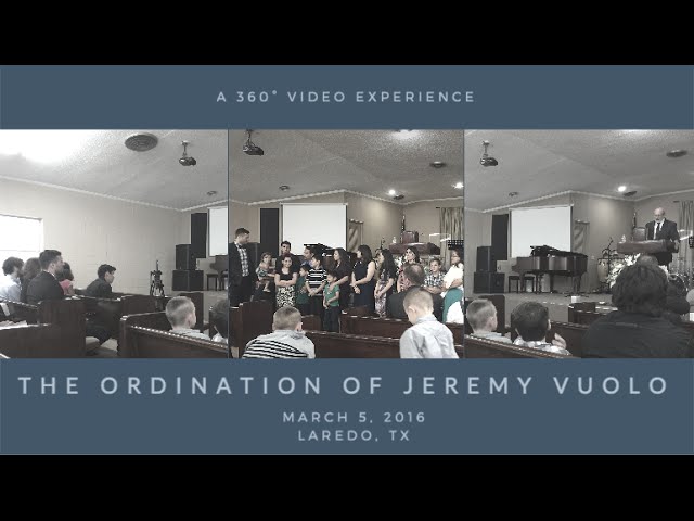 Pastoral Ordination of Jeremy Vuolo (360 Video)