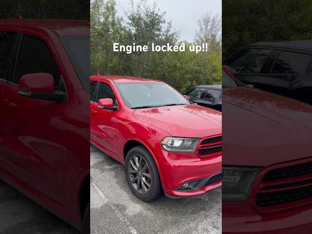 DODGE DURANGO ENGINE LOCKED UP!! #mopar #dodge #automobile #automechanic