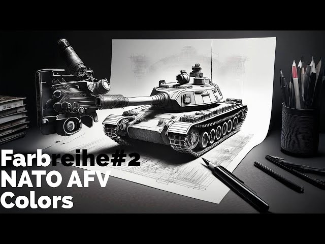 Farbreihe #2 NATO AFV Colors SET Test am GTK Boxer GTFz