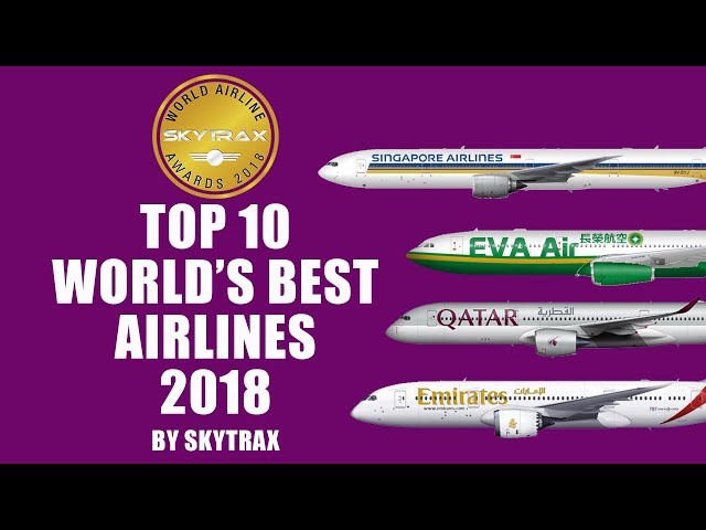 Top 10 World's Best airlines for 2018 by Skytrax