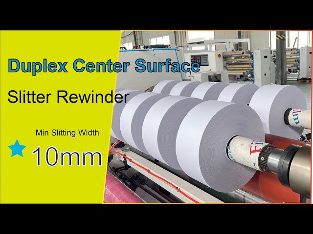 Duplex Center Surface Slitter Rewinder - 1600MM Paper Slitting Machine