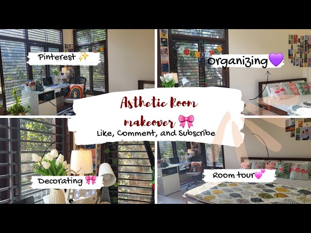 Aesthetic room makeover *2025*♥️🦋 || pinterest inspired || Before & After ||cleaning & organizing ✨️