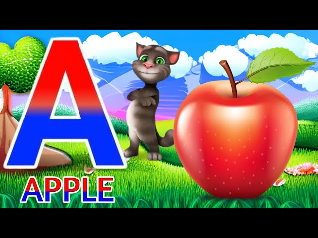 a for apple | abcd | phonics song | a for apple b for ball c for cat | abcd song | 100 M