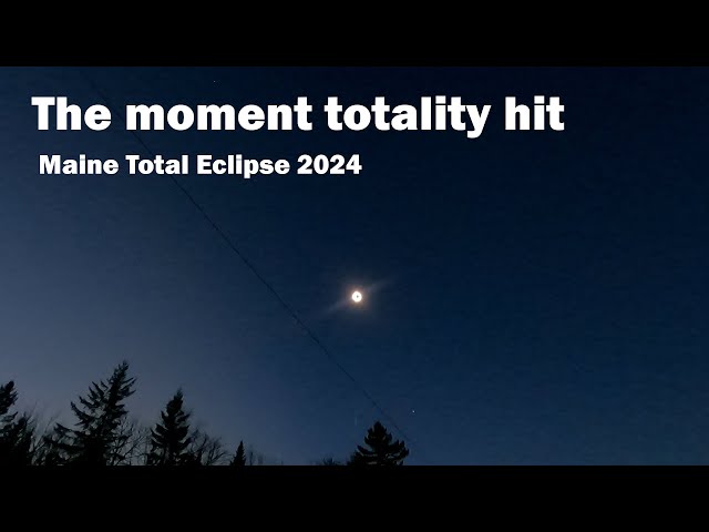 2024 Eclipse Totality in Maine