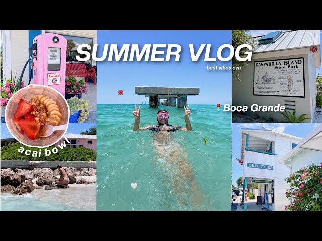 a summer VLOG: beach day, gym, exploring an island + more