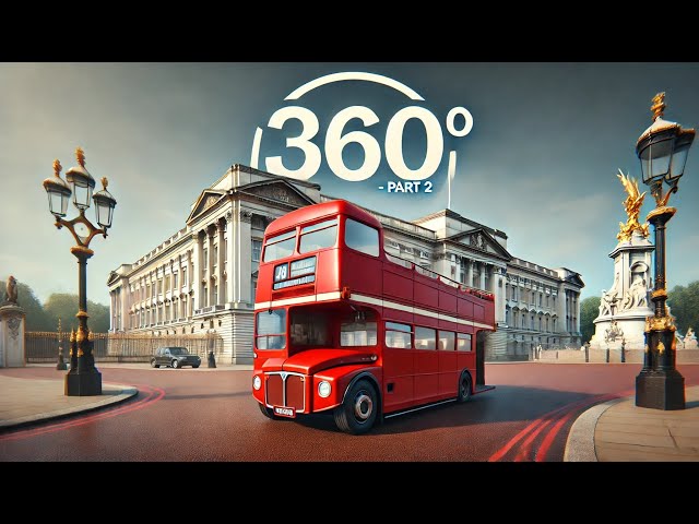 VR Landmarks of London by Tour Bus in 360° VR - Part 2 | Virtual Vacation