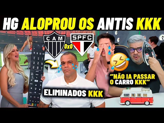 HEVERTON CALOU O EIXO! ''DENILSON e SGARBi SOBERBA'' ATLÉTICO MG 0X0 SPFC  GALO CLASSIFICADO