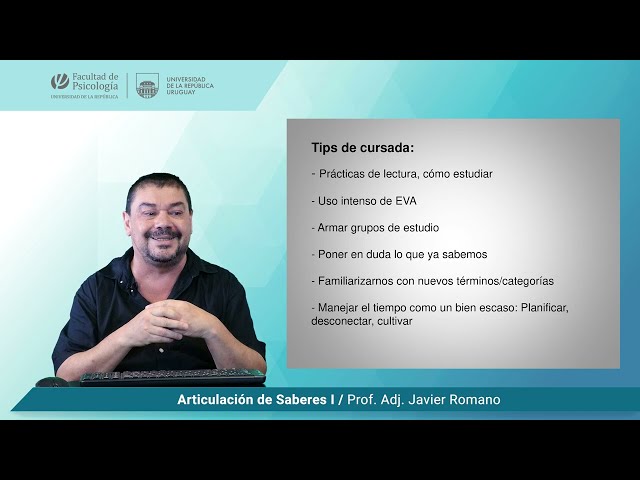 UCO Articulación de saberes 1 - Docente: Javier Romano