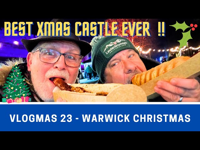 VLOGMAS 23 | Warwick Racecourse and Castle | Christmas Light Show | Vlog 614