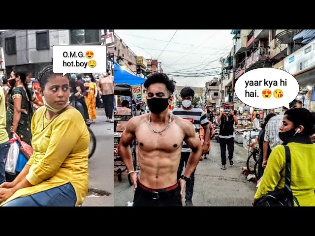 Shirtless in public moti nagar .. 🔥