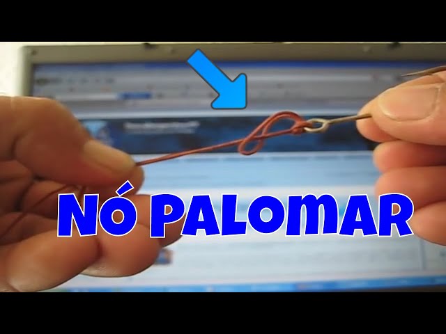 COMO FAZER O NÓ PALOMAR EM ANZOL DE ARGOLA / PALOMAR KNOT  HOW TO TIE / 帕洛玛诺结 /عقدة بالومار