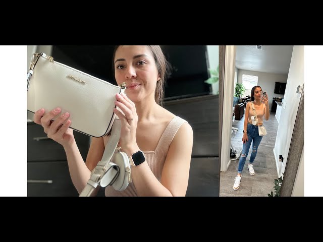 Jet Set Saffiano Leather Crossbody Bag with Case for Apple Airpods Pro Unboxing