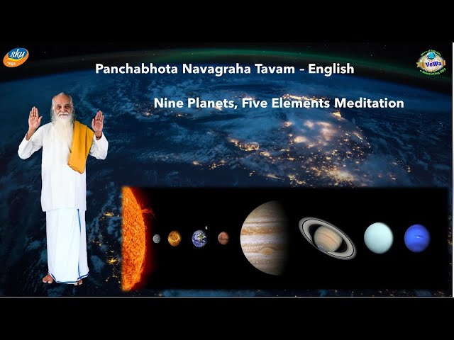 Panchabhota Navagraha,Nine Planets five elements meditation (English(Sr.Prof Balachandran)#destiny