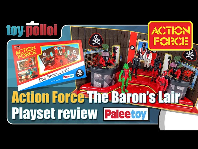 All New Palitoy Inspired Action Force Playset - The Baron's Lair review - Toy Polloi