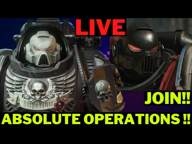 Live Space Marine 2 Absolute Operations! MARK VIII HELMET UNLOCKED! 😃  #warhammer40k #spacemarine2