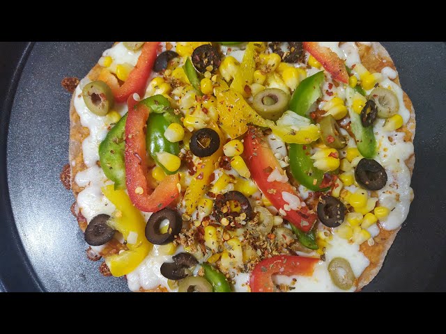 Make yummy PIZZA at home| Without Maida| Without oven