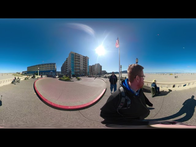 Seaside (Oregon) - Boardwalk Roundabout | GoPro Fusion | October 9, 2019