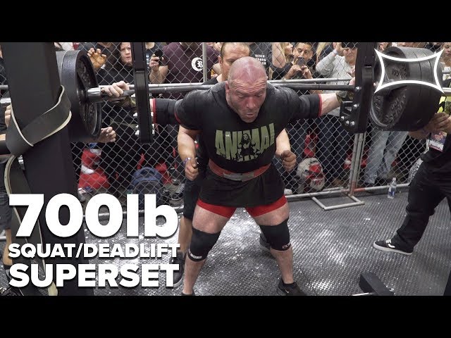 700lb Squat & Deadlift SUPERSET @ The Arnold