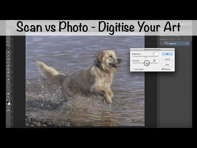 Scan vs Photo - Create Digital Images of Your Paintings