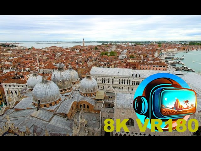 VENICE from above looking down from the Loggetta del Sansovino ITALY Part 1 8K 4K VR180 3D Travel