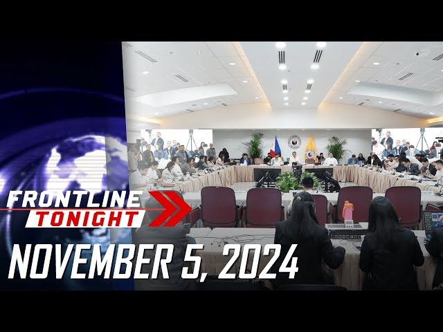 FRONTLINE TONIGHT LIVESTREAM | November 5, 2024