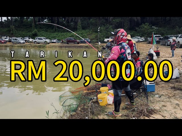 Pertandingan memancing di Kolam Mega Bintulu, Sarawak (KMBS).Hadiah lumayan RM20,000.00 tidak kumpau