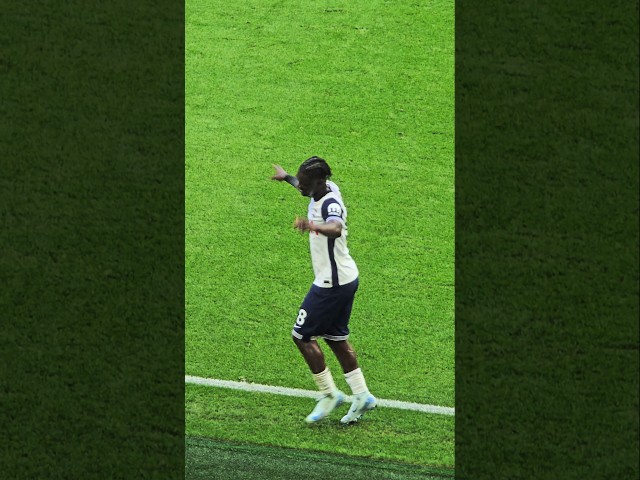 YVES BISSOUMA: The Spurs Midfielder Celebrating After the Game: Tottenham 3-1 Brentford