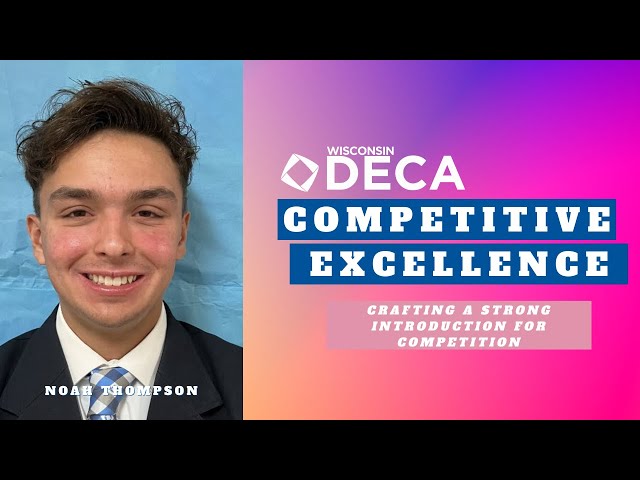 2024 Competitive Excellence Series Episode 3: Noah Thompson - Strong Introductions