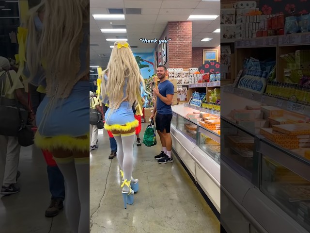 drag queen gets hit on by STRAIGHT MAN at Trader Joe’s