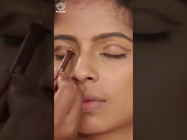 Bridal Makeup - South Indian Bridal Makeup For Wedding - Step By Step Makeup Tutorials - #shorts.