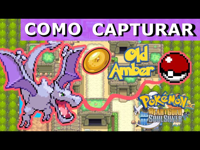 Como capturar o Aerodactyl no Pokémon HeartGold e SoulSilver