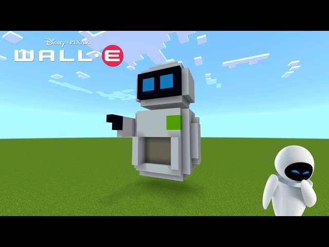 Minecraft Tutorial: How To Make An Eve Plush Statue