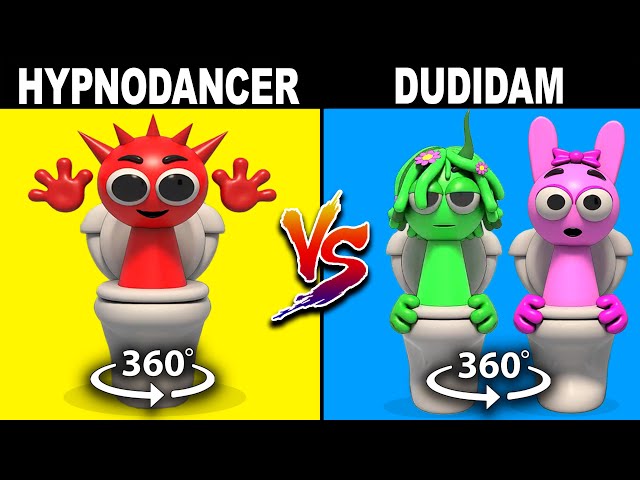 Incredibox Sprunki Hypnodancer VS DuDiDam Dance Challenge 2025 ! 360º VR