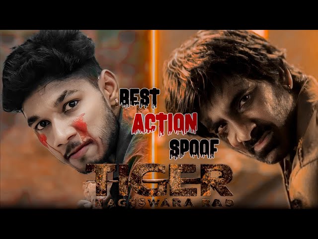 Tiger Nageswara Rao Movie Spoof 🦅 Action Scene | Ft Ravi Teja || Sahildon9065