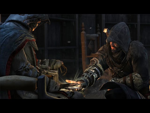 Ezio unlocks the secret vault and finds Altair - Assassin's Creed Revelations (4K)