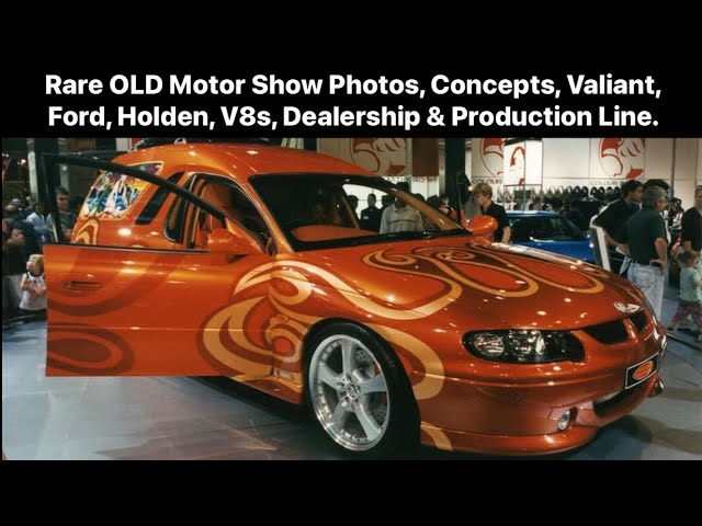 Old Motor Show Photos,Chrysler Valiant Ford,Holden,Concept cars,Dealership & Production line photos