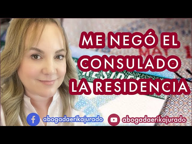 ¿ME NEGARON EN EL CONSULADO Y ME REGRESE, PODRE ARREGLAR? -Abogada de inmigración Erika Jurado