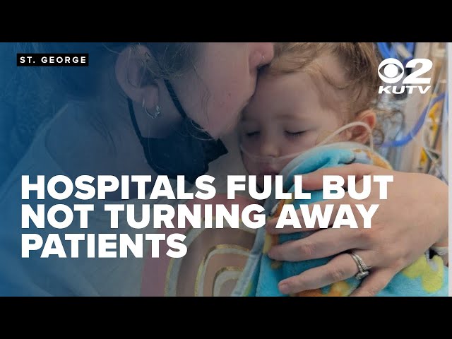 Utah pediatric hospitals full but not turning away patients