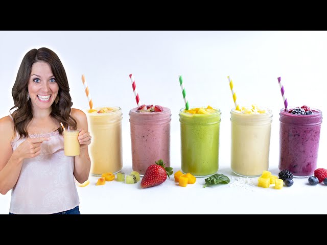 Make ANY Smoothie with this Simple Formula! (+ 5 Quick Recipes)